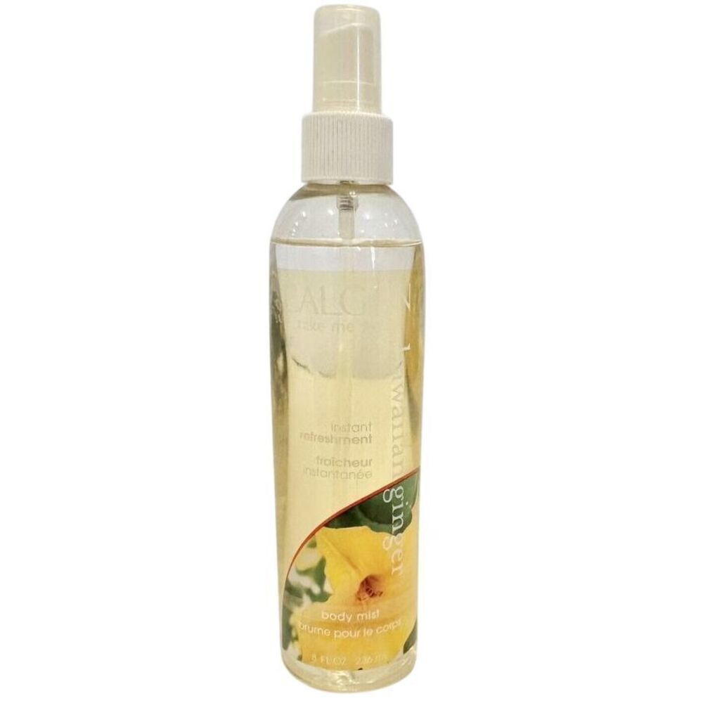Calgon Take Me Away A Twist of Tropic! Hawaiian Ginger‎ Fragrance Body Mist 8 oz